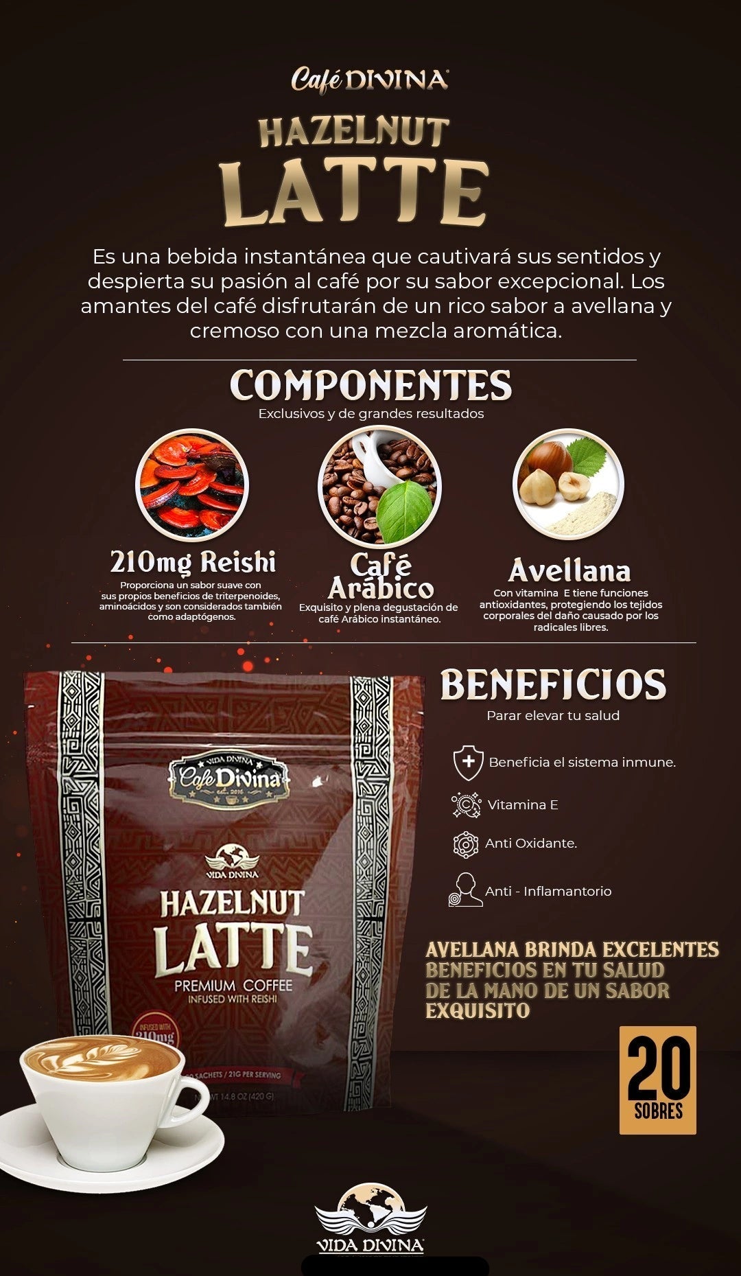 Hazelnut Latte (Avellana)